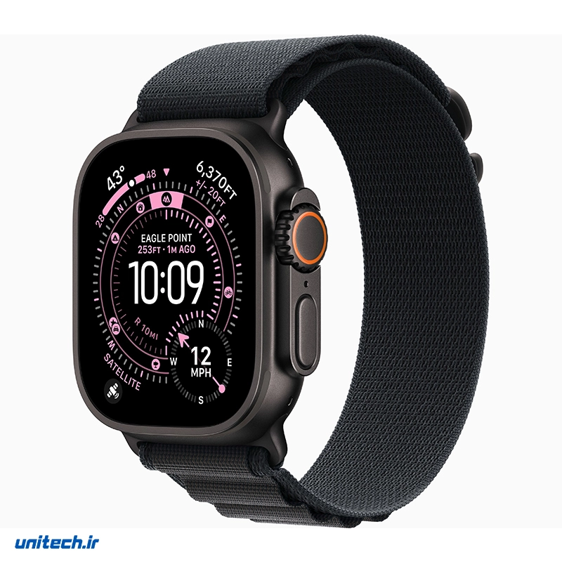 ساعت هوشمند اپل واچ الترا 3 Black titanium با بند Alpine Loop1